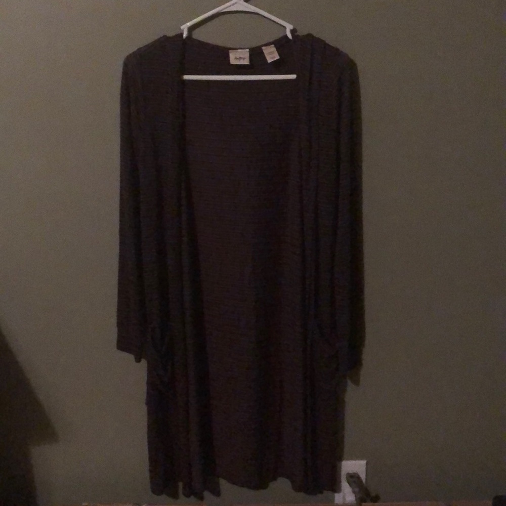 Daytrip Dark Colored Hooded Cardigan